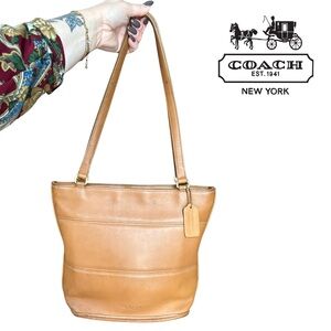 Coach Brown Leather Shoulder Bag